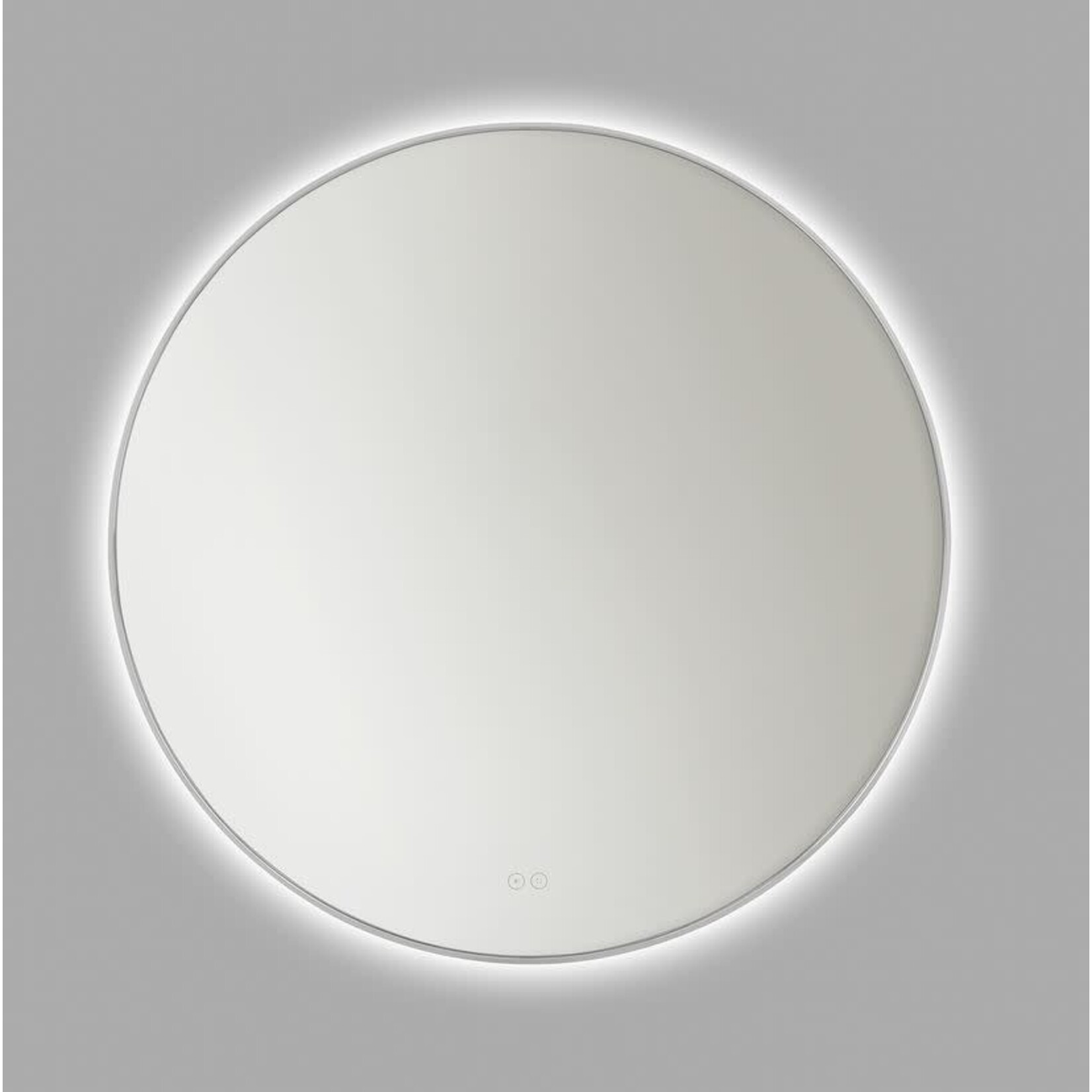 Visual Comfort Cadre Round Mirror 36"x36" Chrome