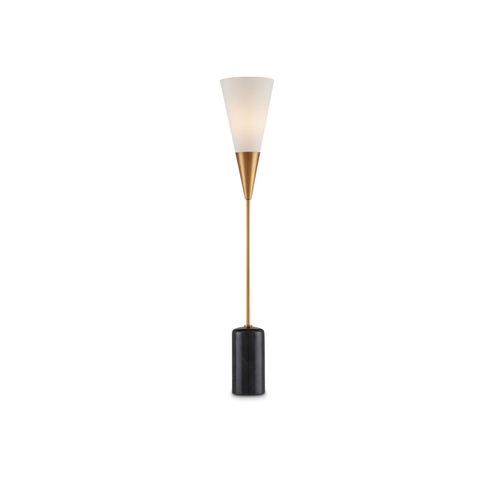 Currey & Company Martini Black Torchiere Table Lamp