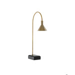 Currey & Company Thayer Brass Desk Lamp