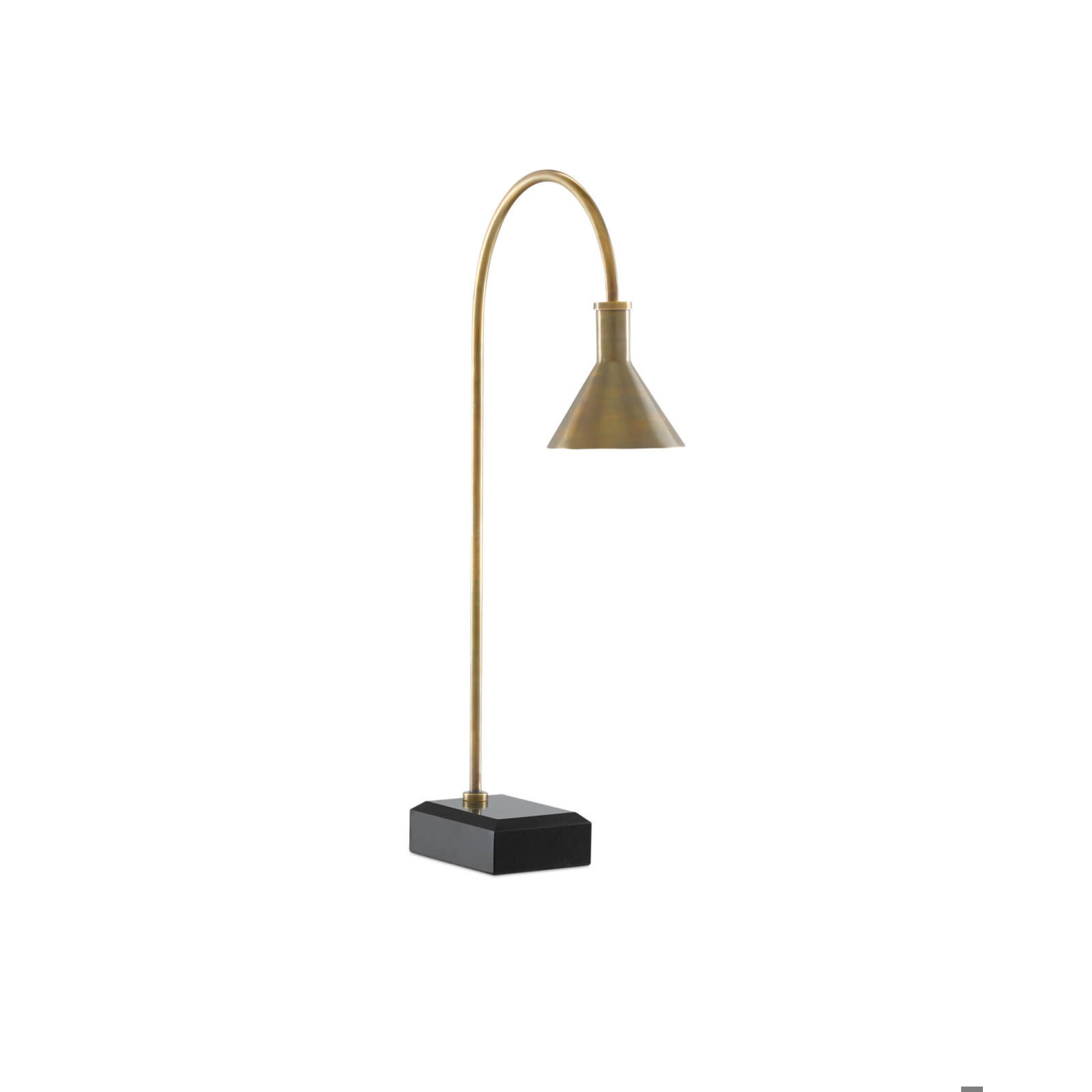 Currey & Company Thayer Brass Desk Lamp