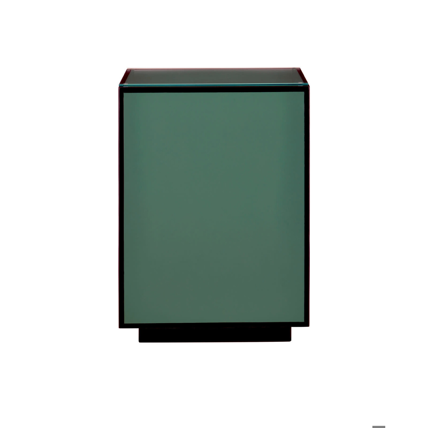 Currey & Company Green Lacquer Side Table