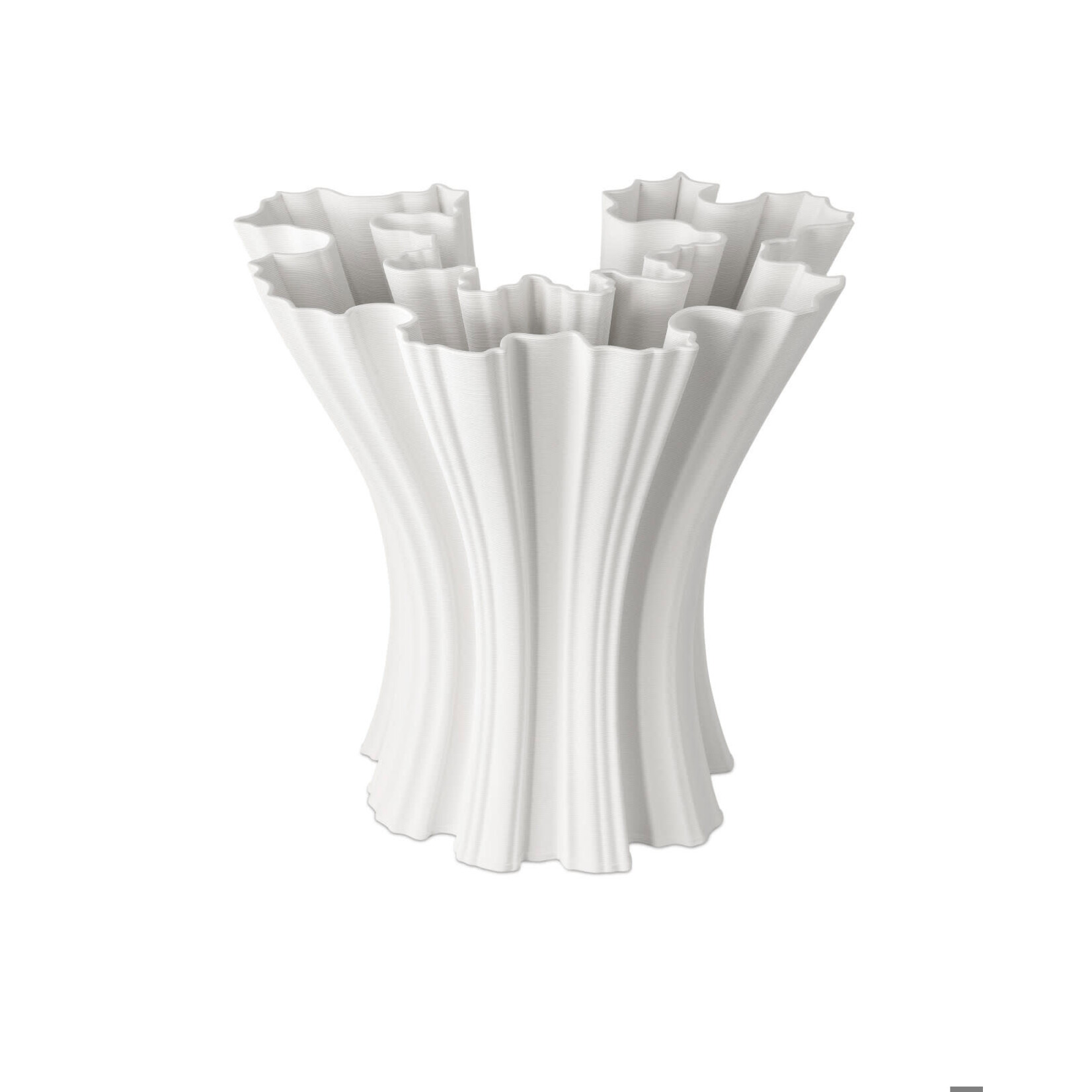 Currey & Company Godet White Vase