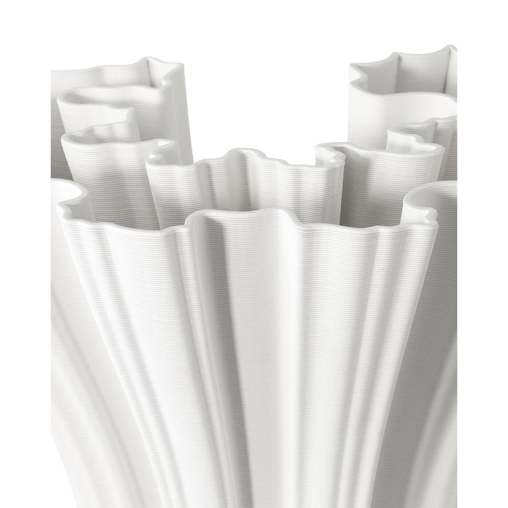 Currey & Company Godet White Vase