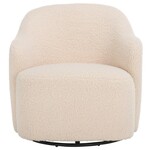 Safavien Theoden Swivel Accent Chair Off White