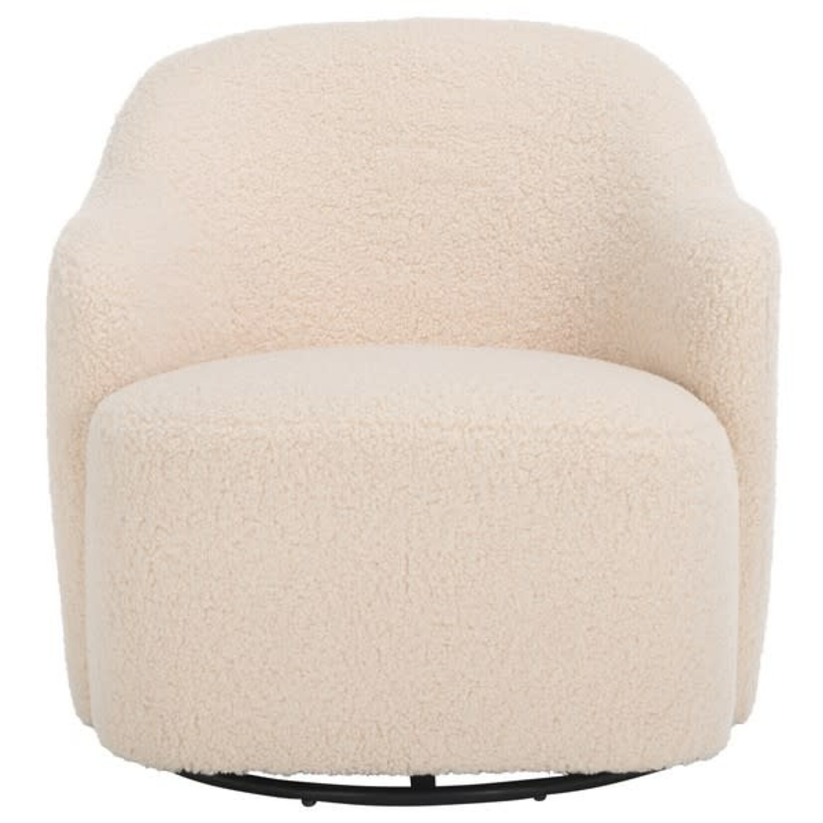 Safavien Theoden Swivel Accent Chair Off White