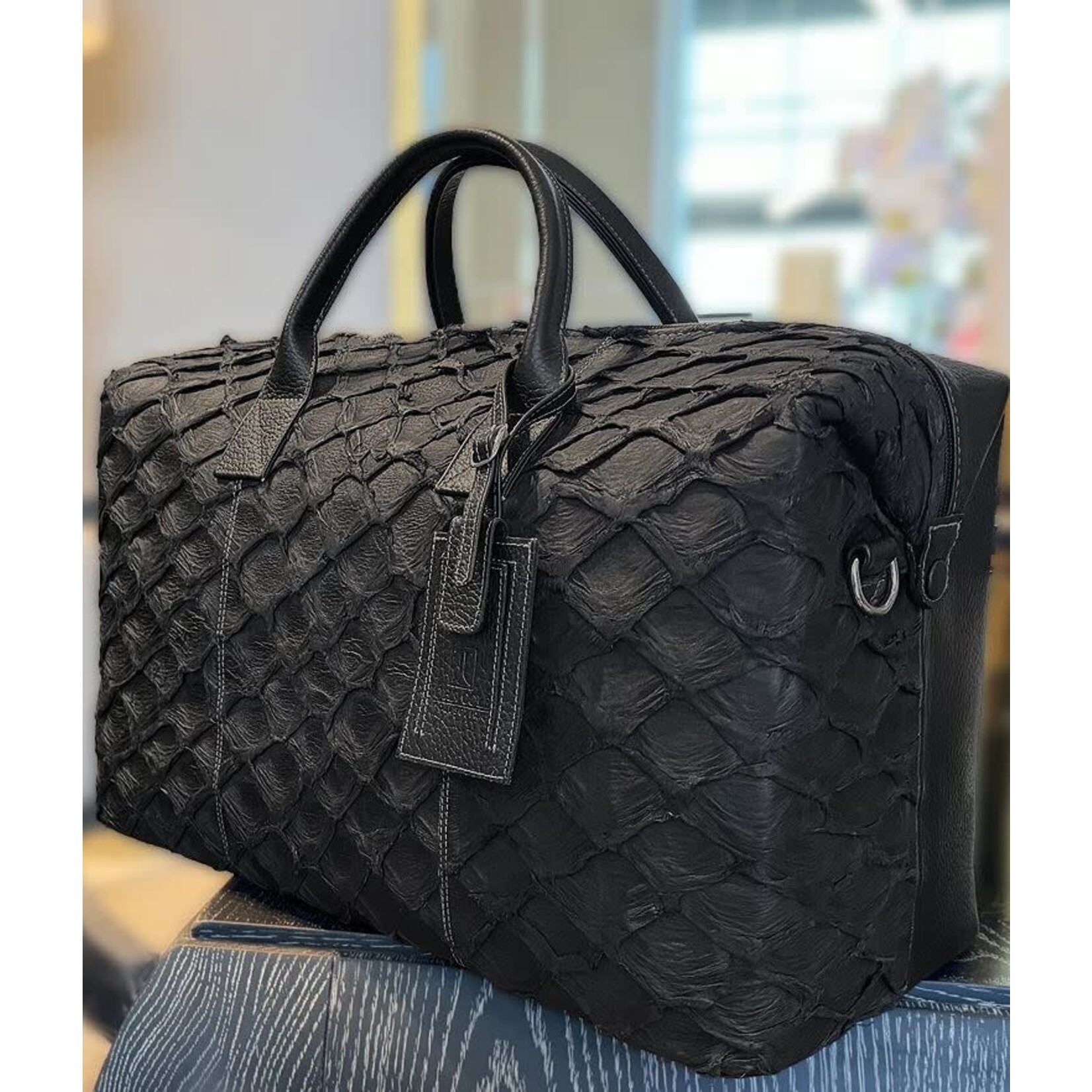 John Cole Edward Black Paiche Duffel Bag