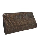 John Cole Roma Crocodile Tail Envelope Clutch Handbag