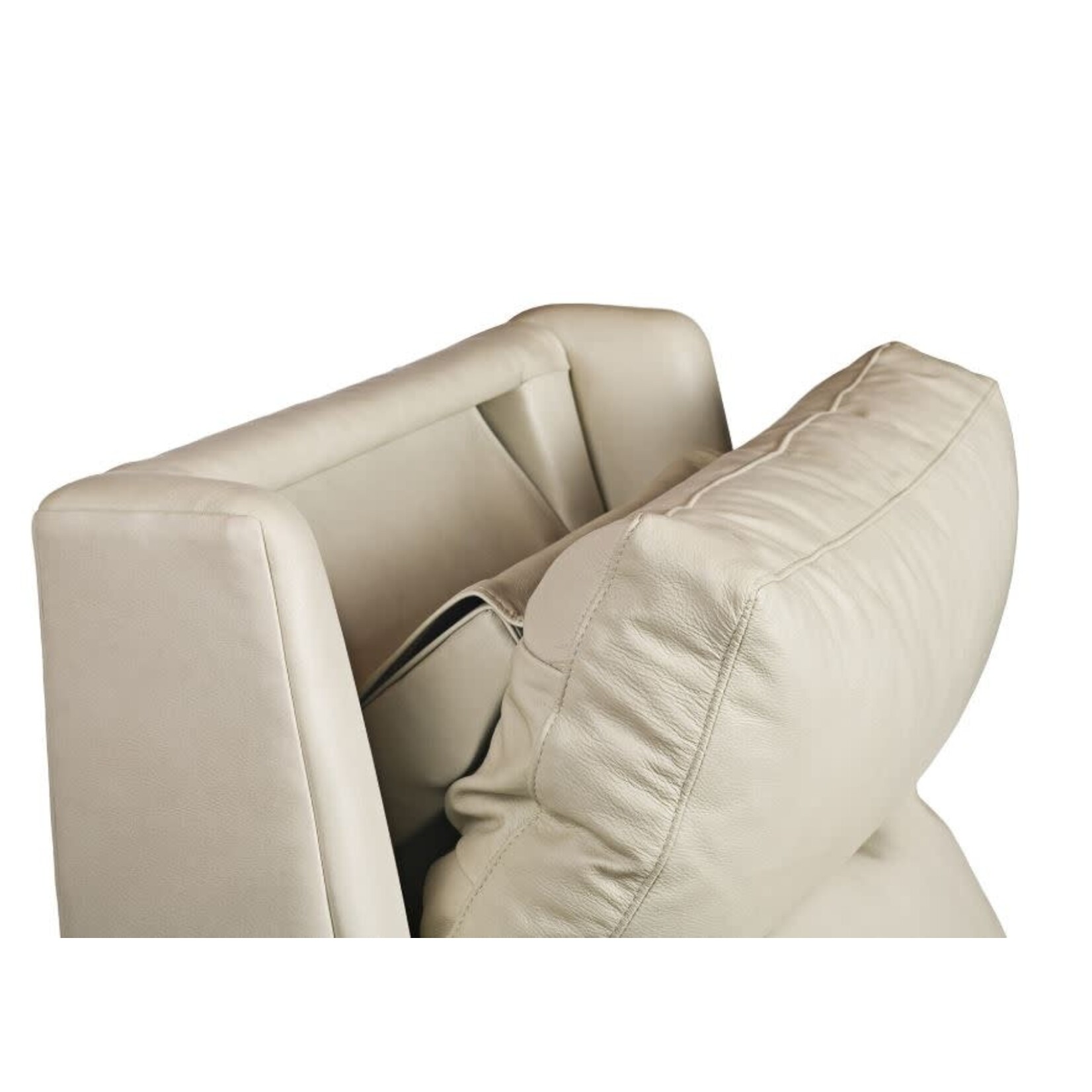Hancock & Moore LLC Ghent Power Recliner with Articulating Headrest Columbia Gunmetal Leather