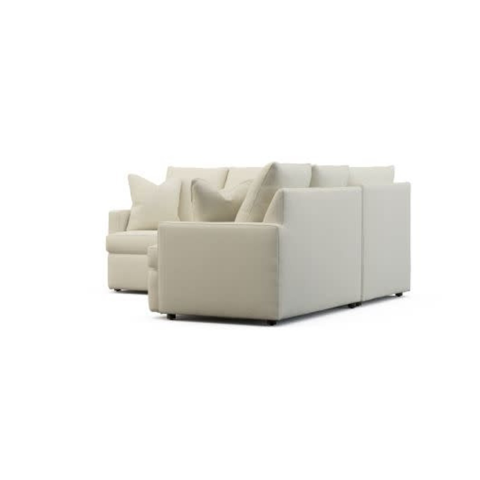 Sherrill Furniture Corner Sectional Power Recliner Malibu Natural