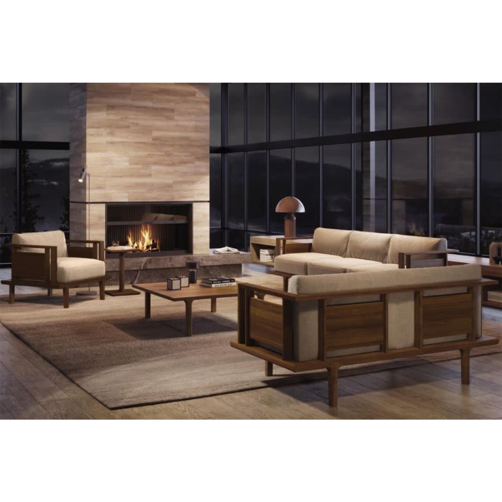 Copeland Sierra Walnut Chair Slate