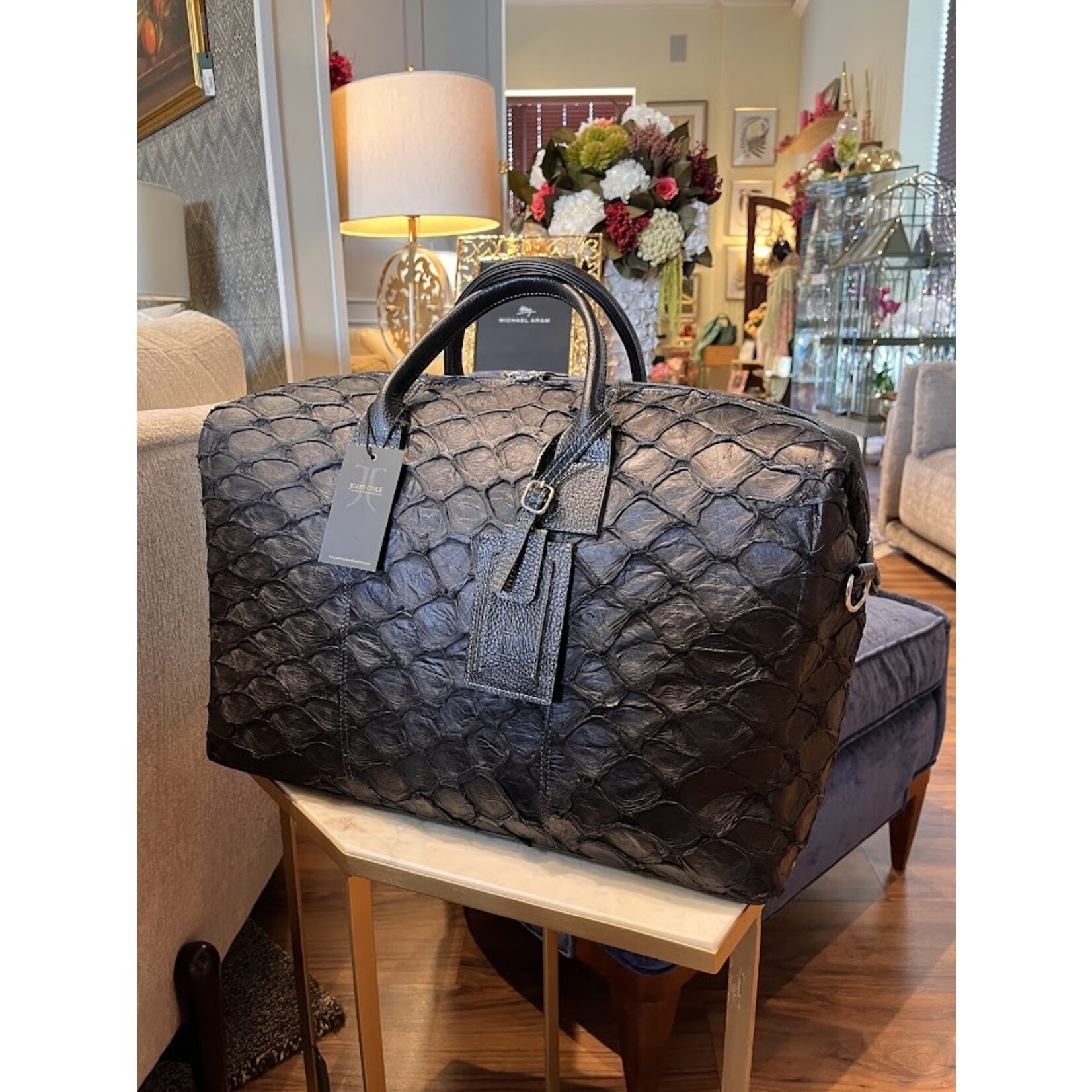 John Cole Edward Black Paiche Duffel Bag