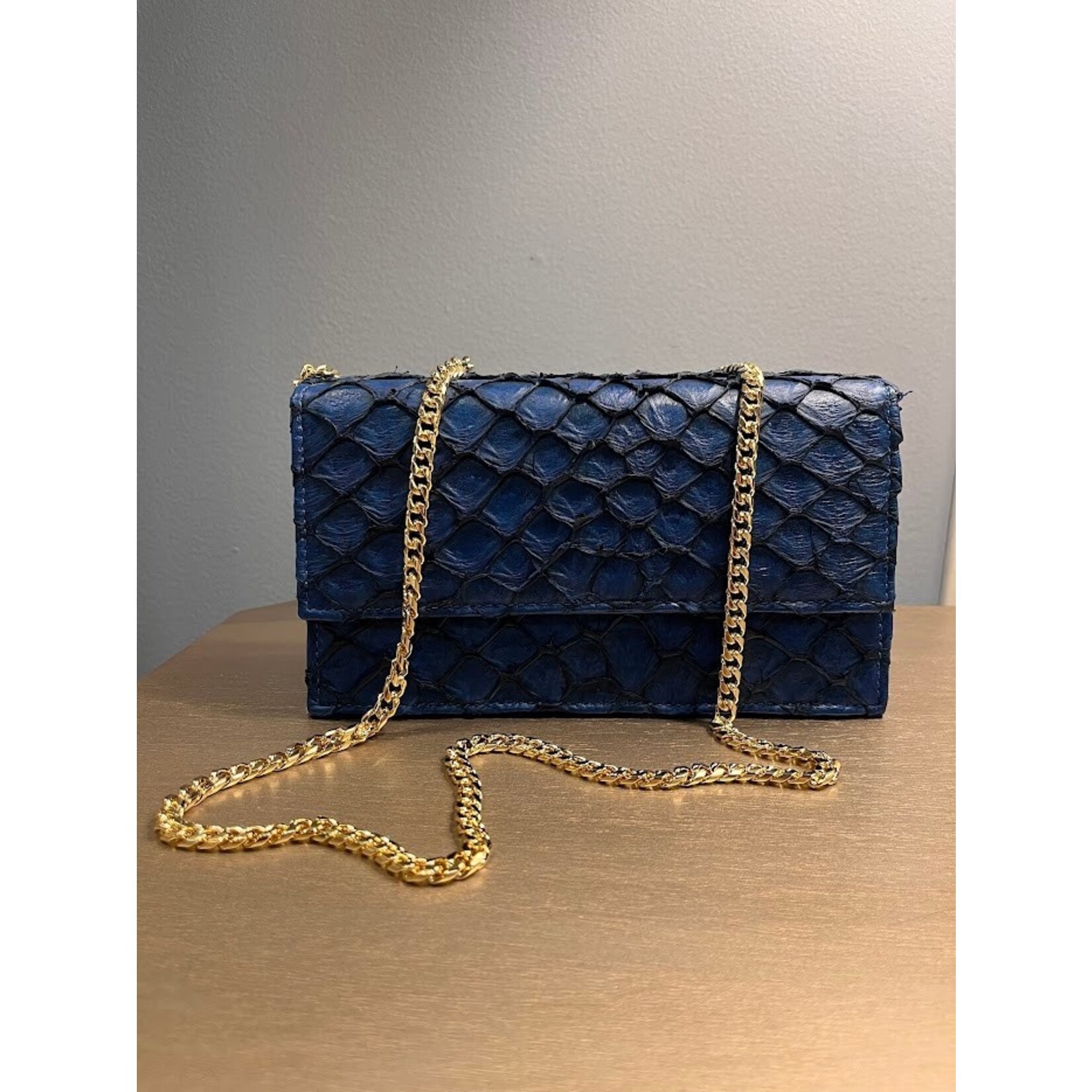 John Cole Messina Paiche Overlap Clutch Handbag