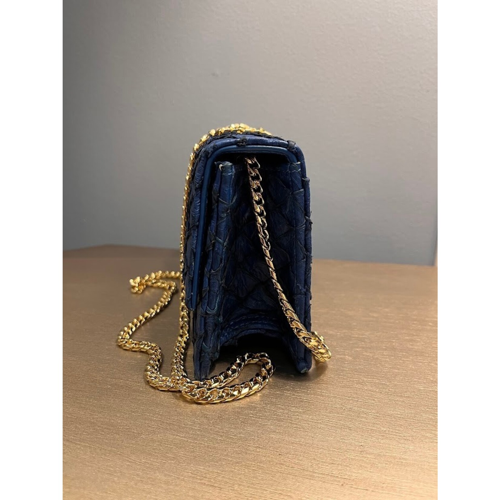 John Cole Messina Paiche Overlap Clutch Handbag