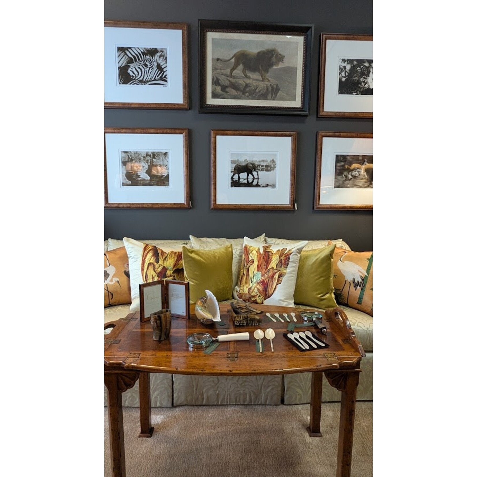 Theodore Alexander Marquette Loose Back Dressmaker Sofa
