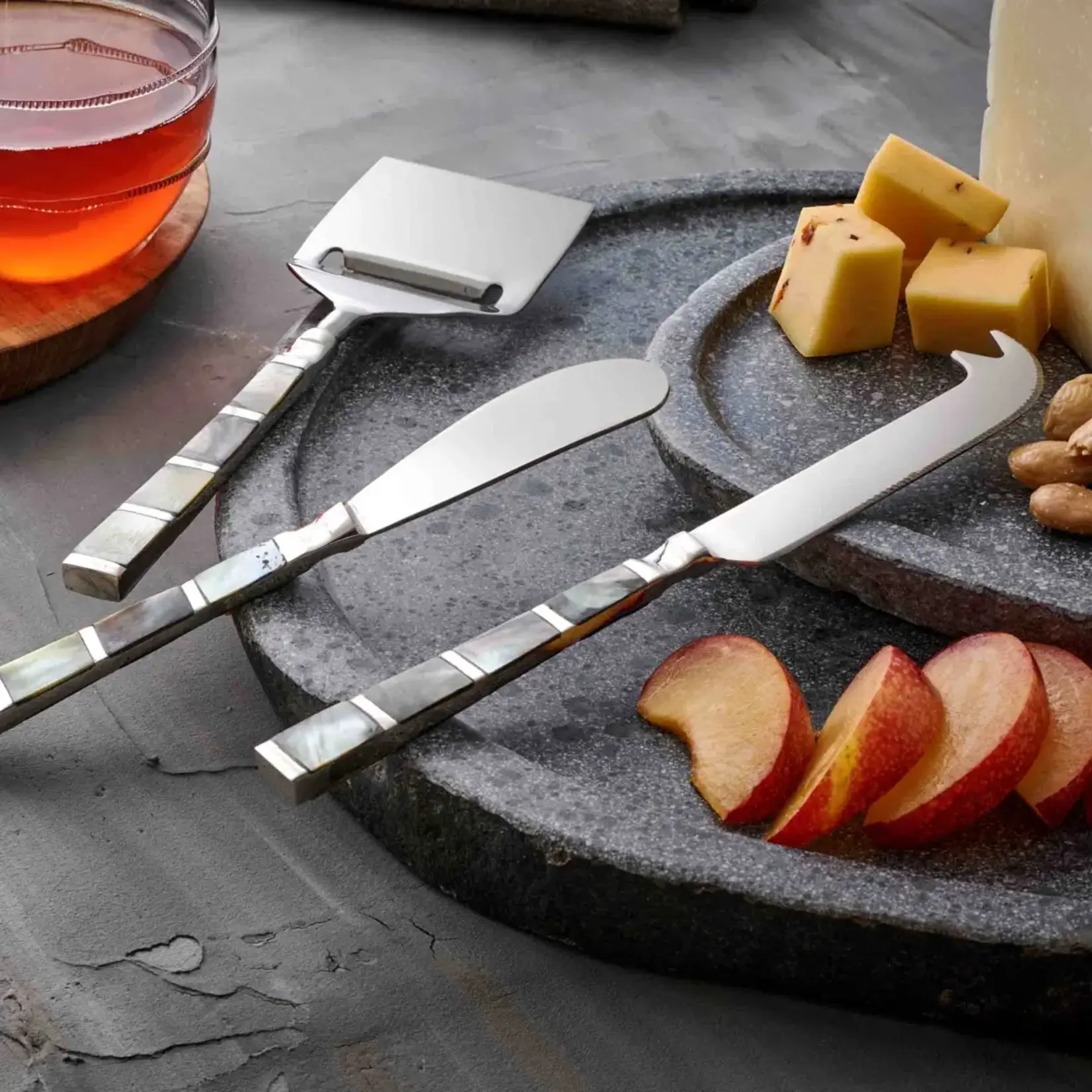 Texxture Abalon Cheese Knives Set of 3