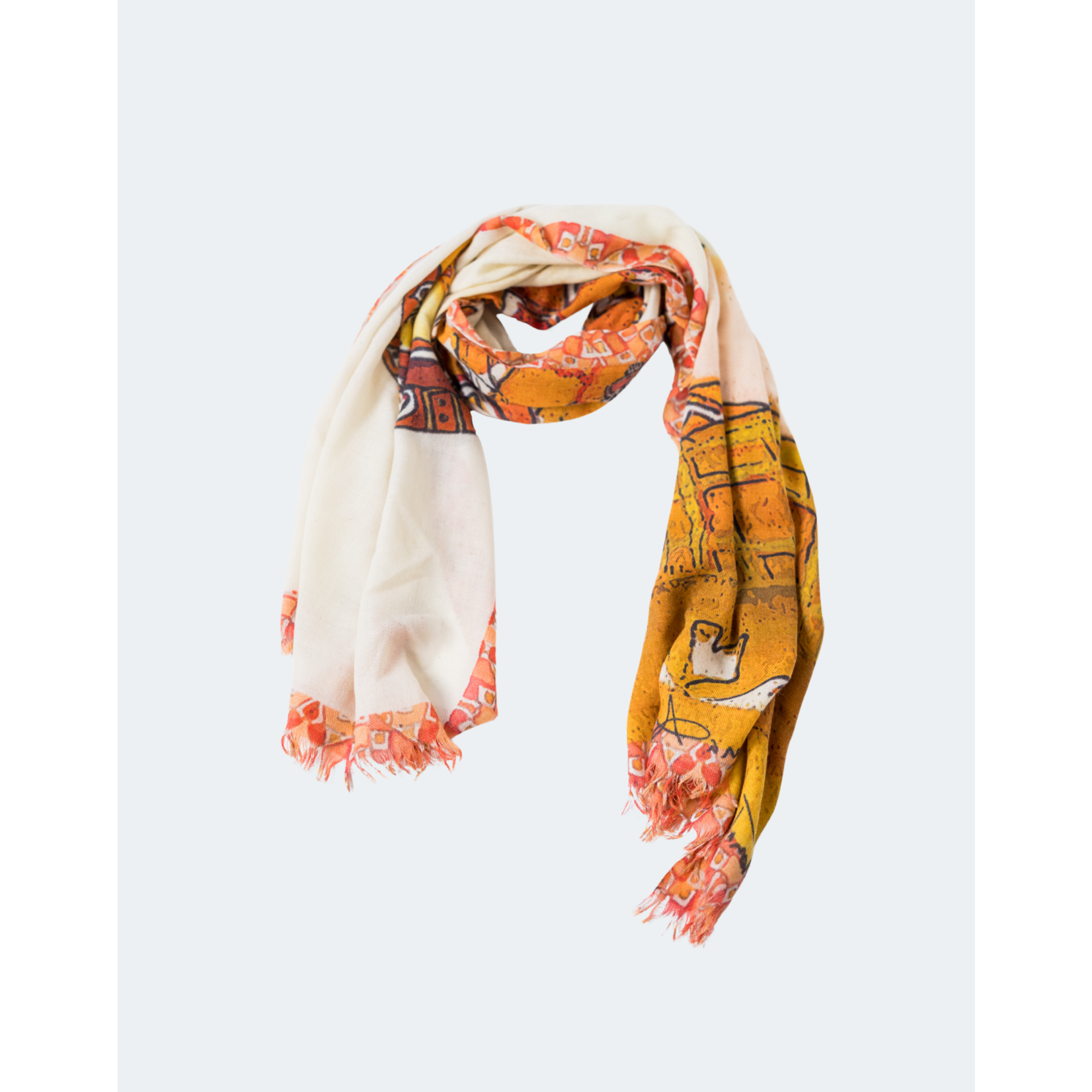 Sara Anderson Celebration Silk Cashmere Scarf
