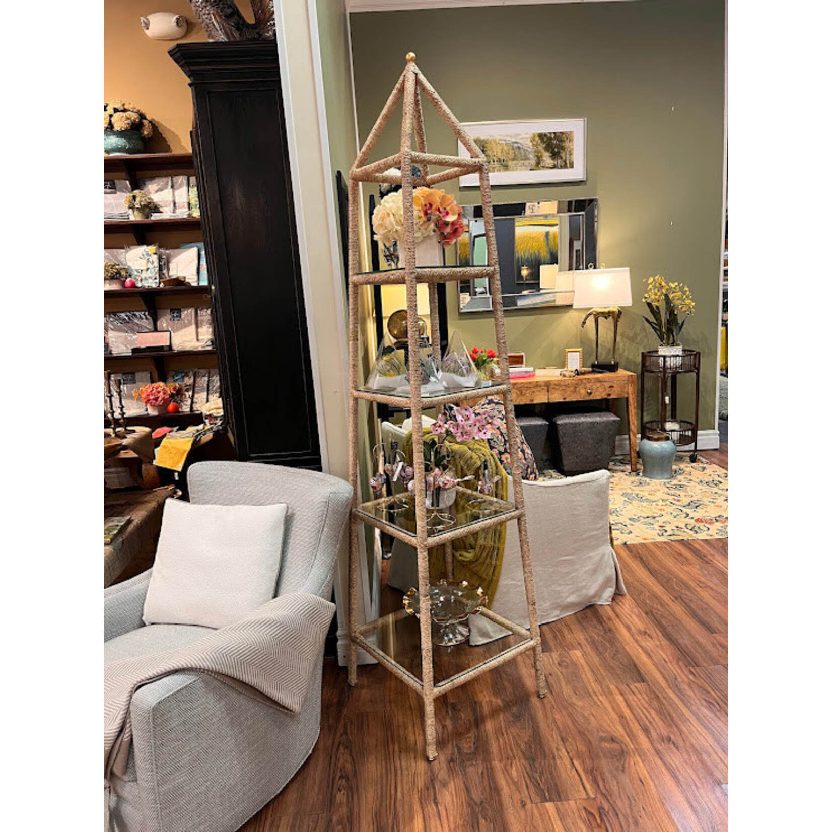 Currey & Company Narra Rope Etagere