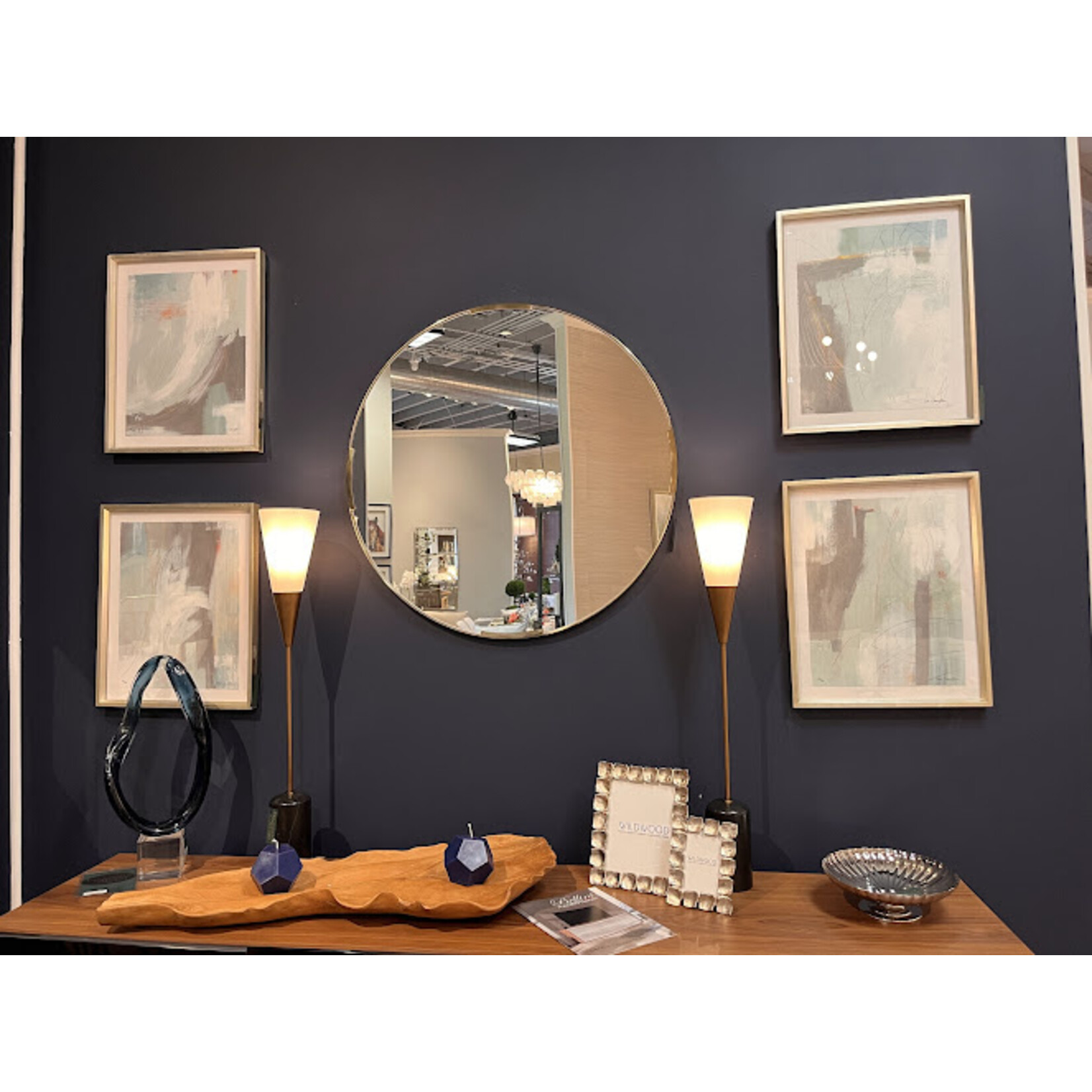 Trowbridge Gallery Soft Aquamarines 1 Framed Artwork