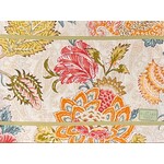 Karen Lee Ballard Retreat Floral Placemat Citron Ribbon