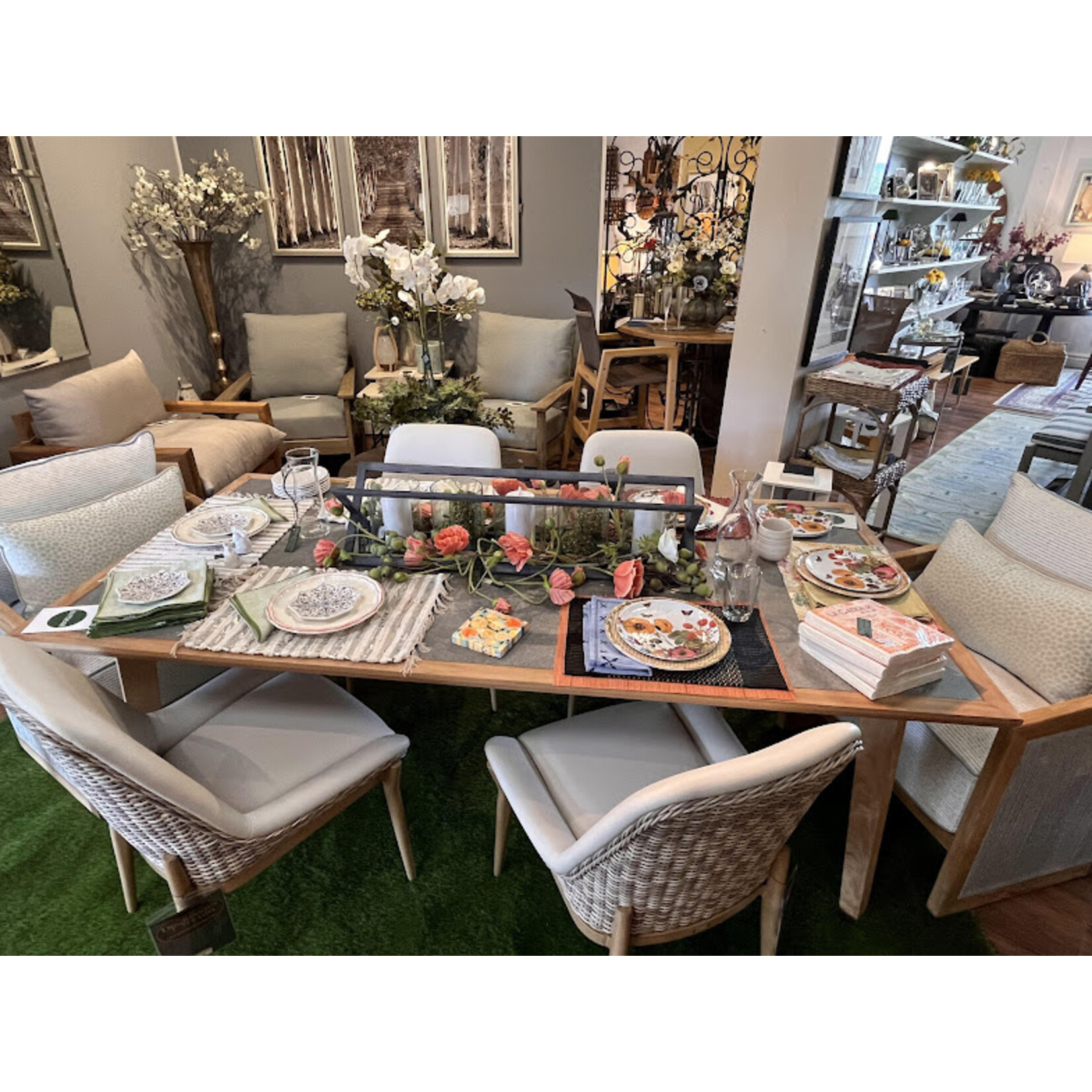 Juliska Field of Flowers Melamine Salad Multi