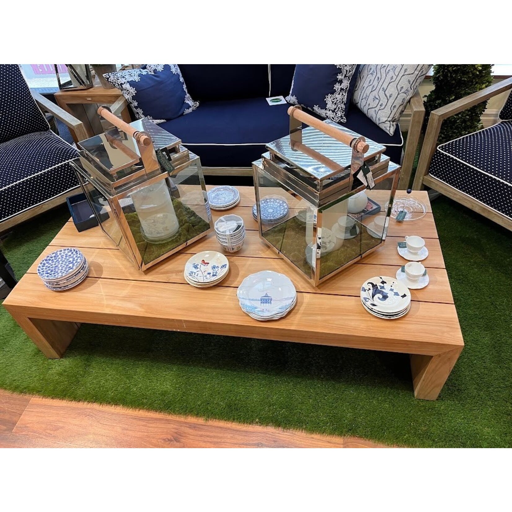 Summer Classics Messina Natural Teak Large Outdoor Coffee Table