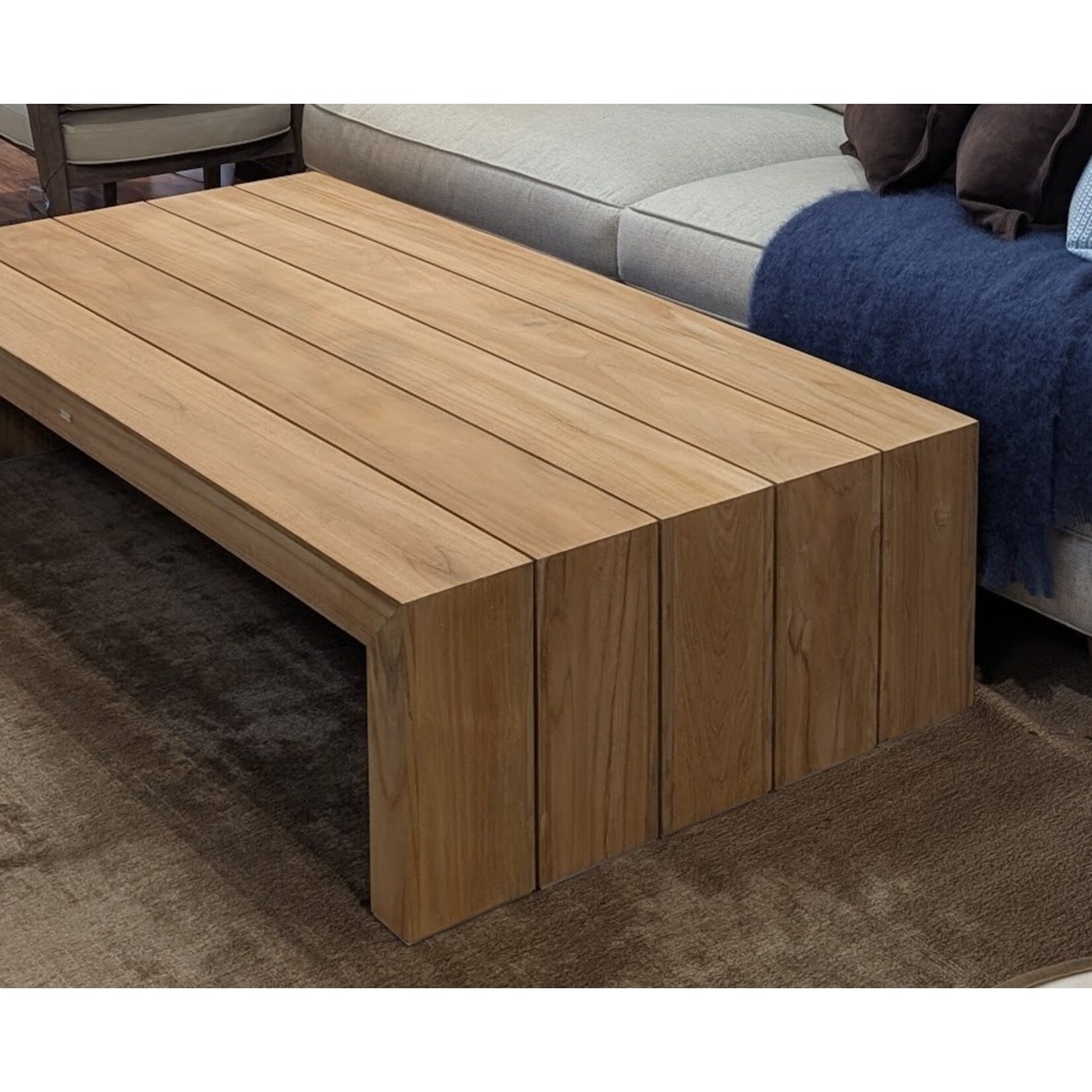 Summer Classics Messina Natural Teak Large Outdoor Coffee Table