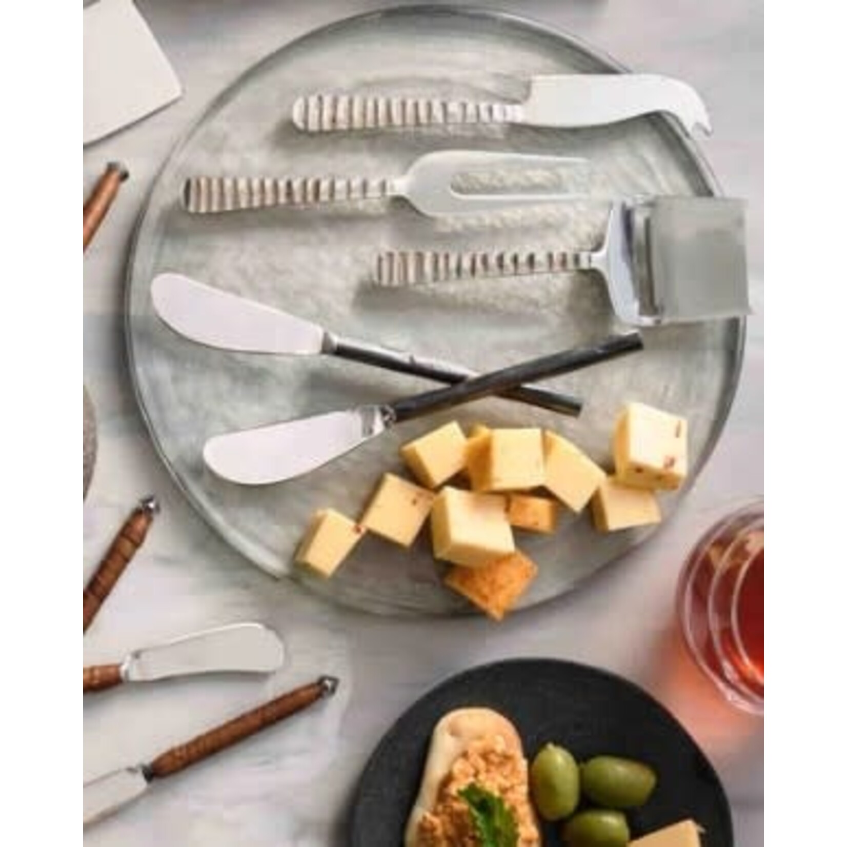 Texxture Tomini Hand Forged Stainless Steel Spreaders Set of 4