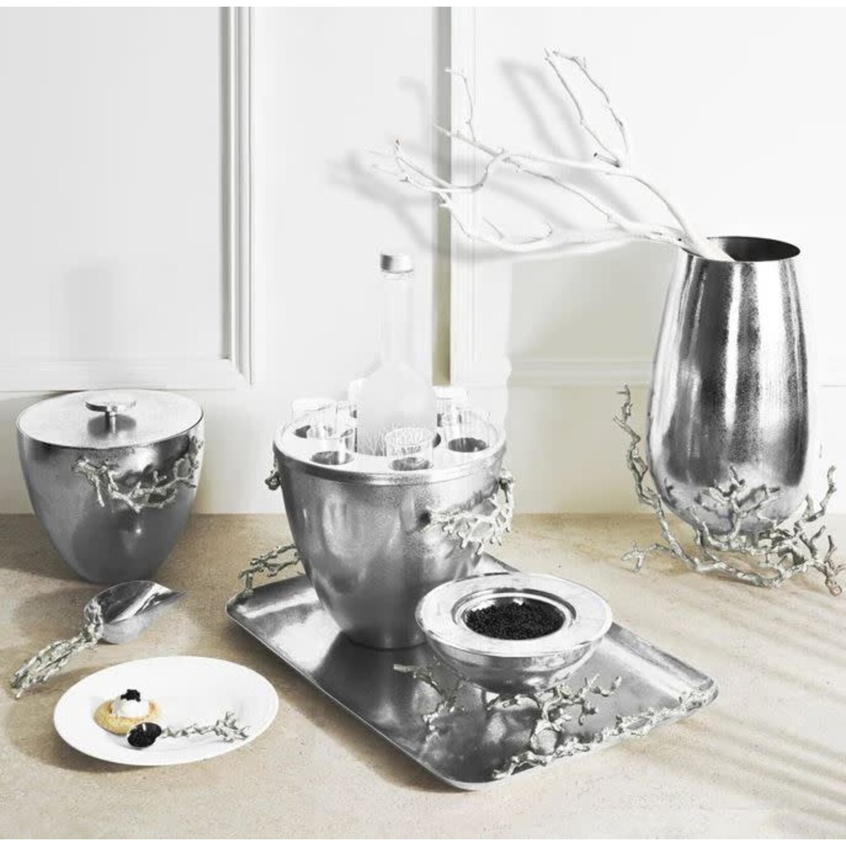 Michael Aram Ocean Reef Caviar Dish with Spoon
