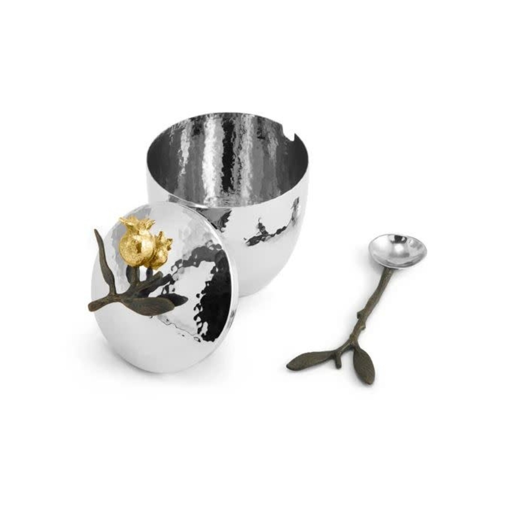 Michael Aram Pomegranate Sugar Pot with Spoon