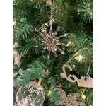 Shishi LLC Jewel Snowflake Blue Ornament