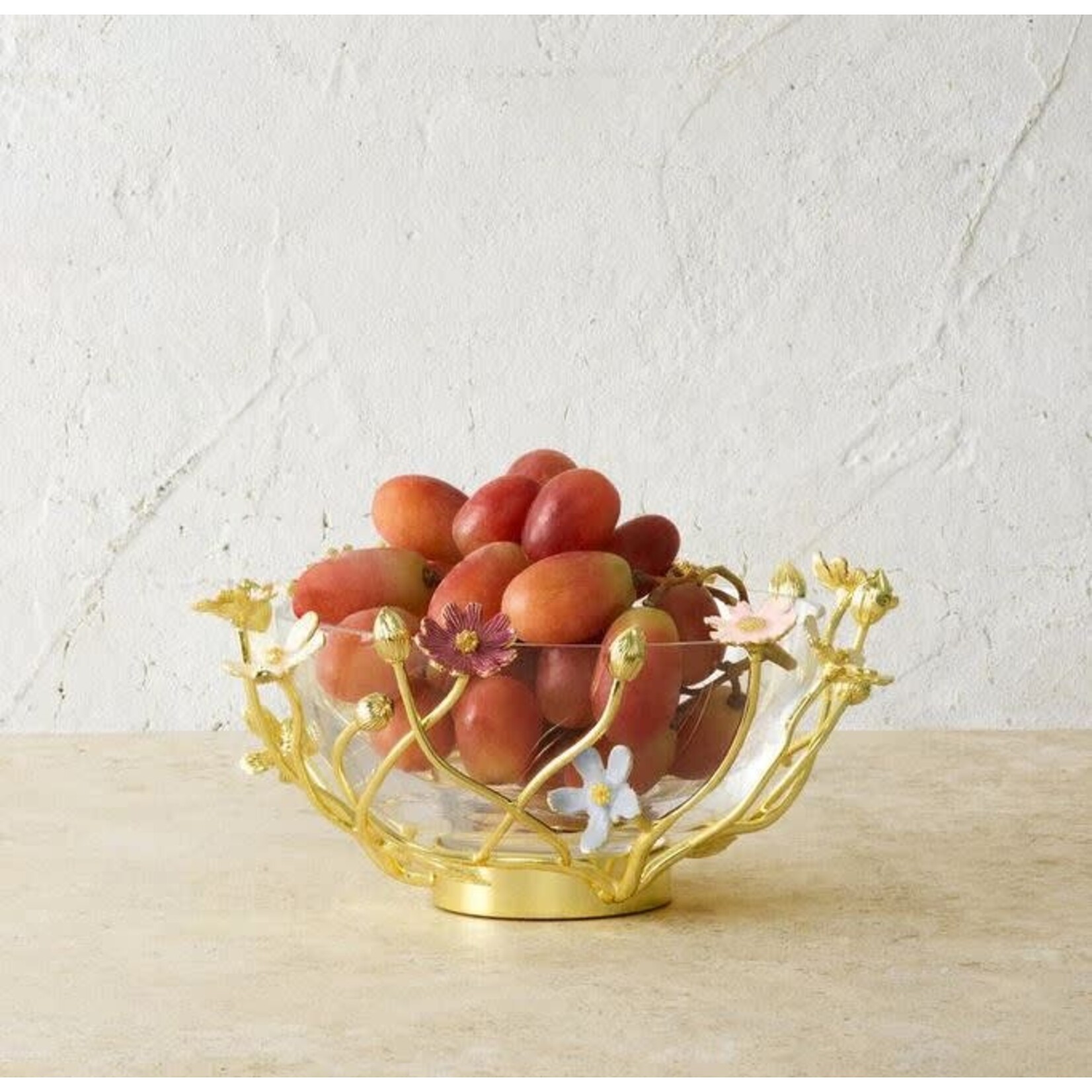 Michael Aram Wildflowers Small Glass Bowl