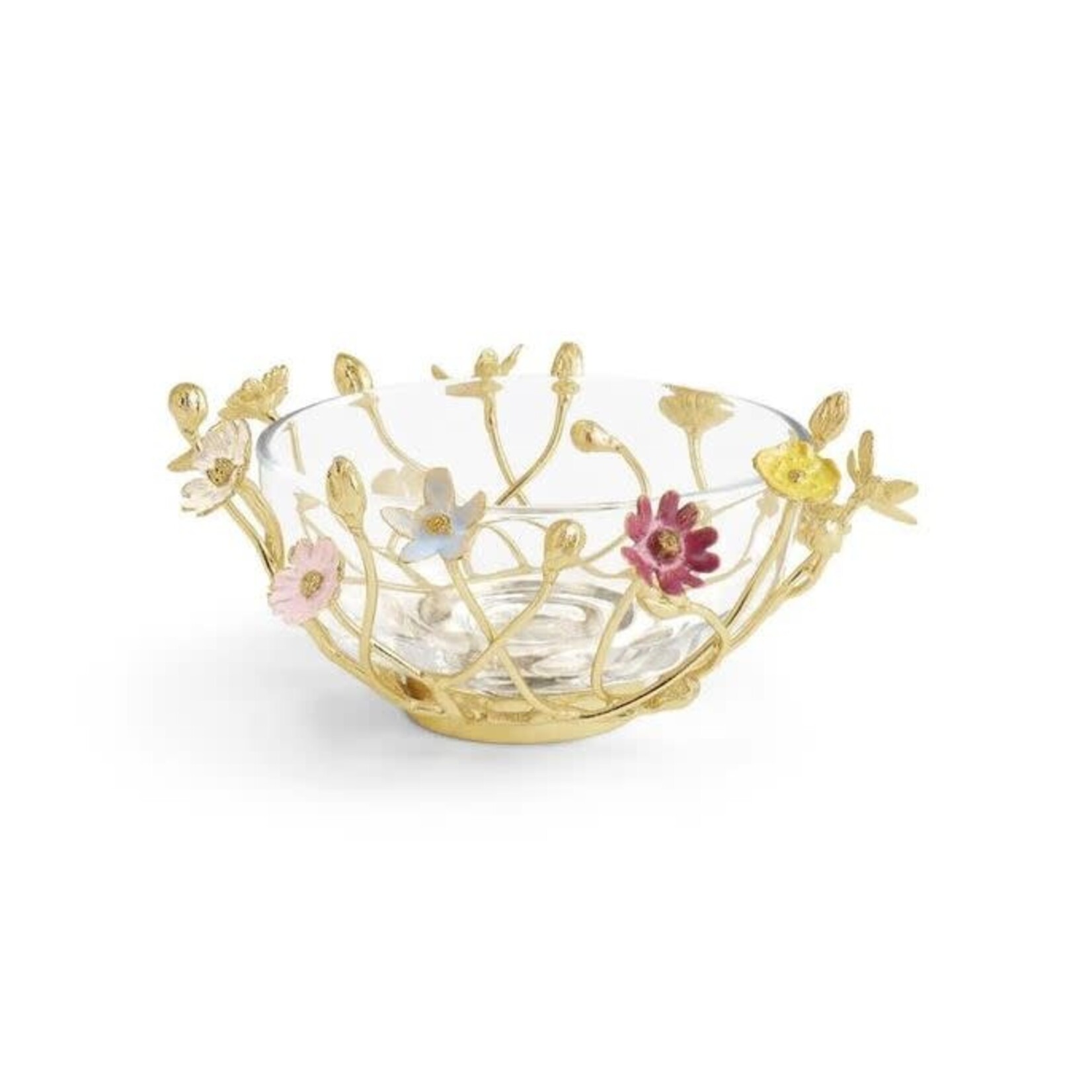 Michael Aram Wildflowers Small Glass Bowl