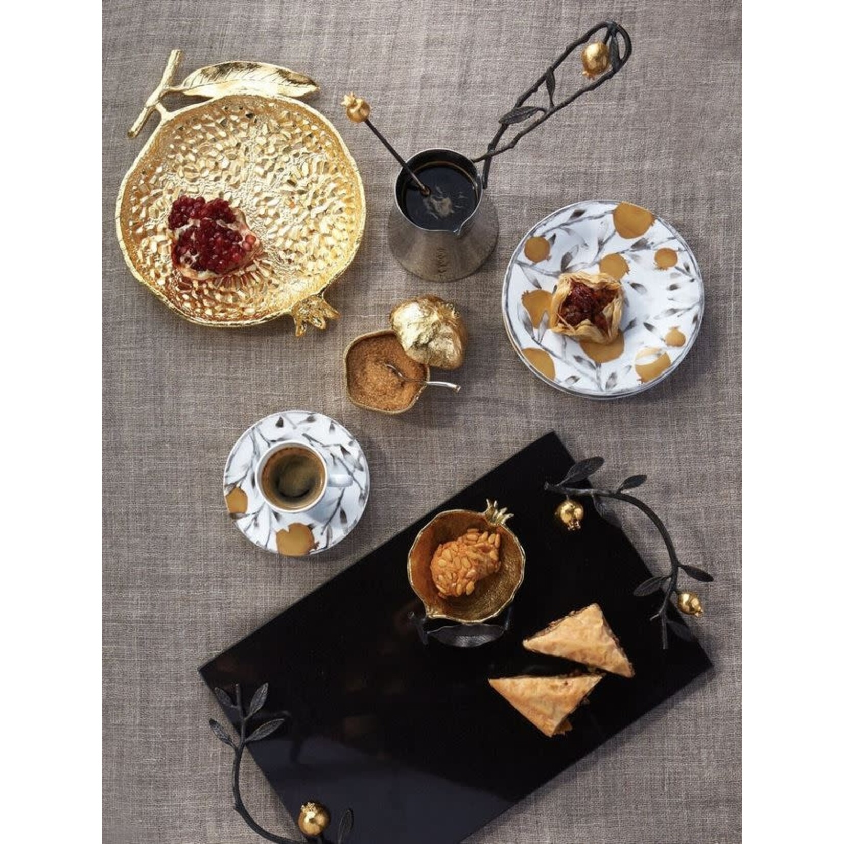 Michael Aram Pomegranate Mini Pot with Spoon