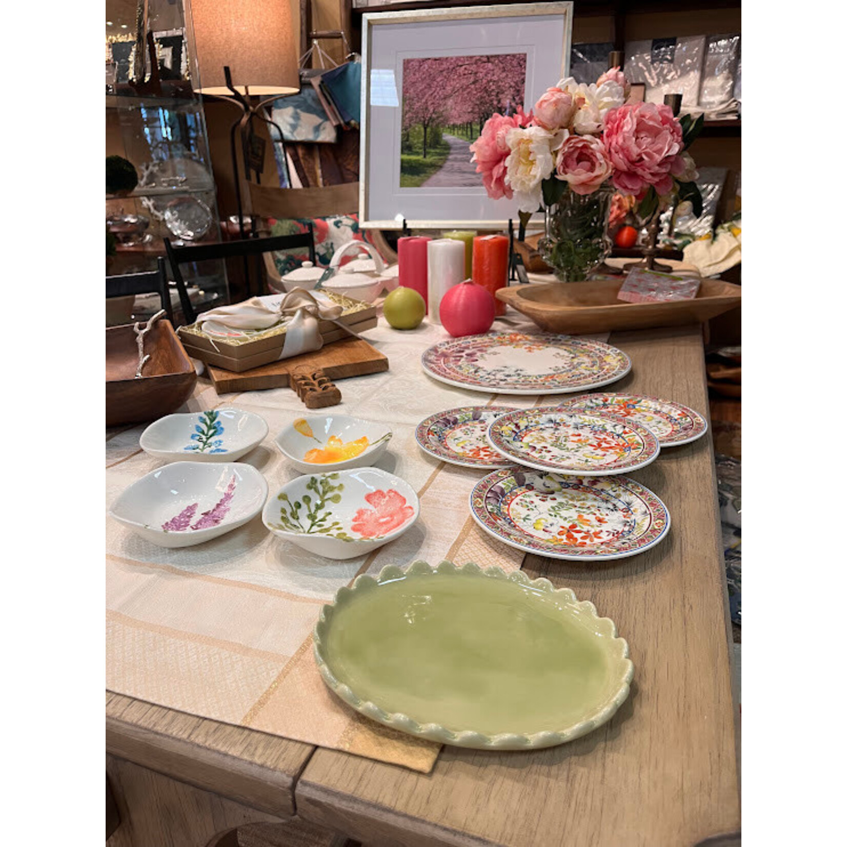 Napa Home and Garden Maddie Green Oval Tray