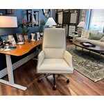 Hancock & Moore LLC Beckett Swivel Tilt Chair Mario Cream Leather