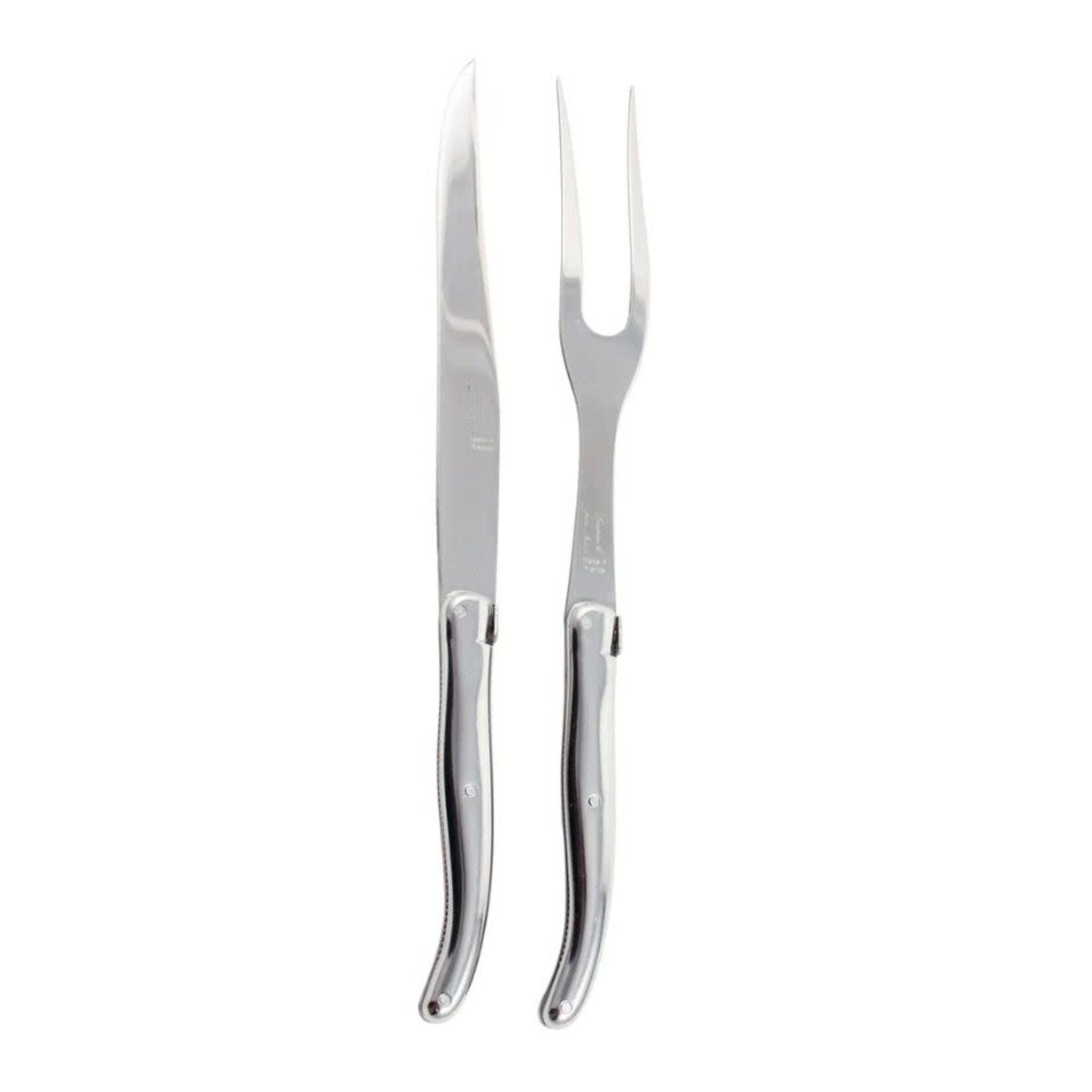 be Home Laquiole Carving Set Platine Stainless Steel in Wooden Box