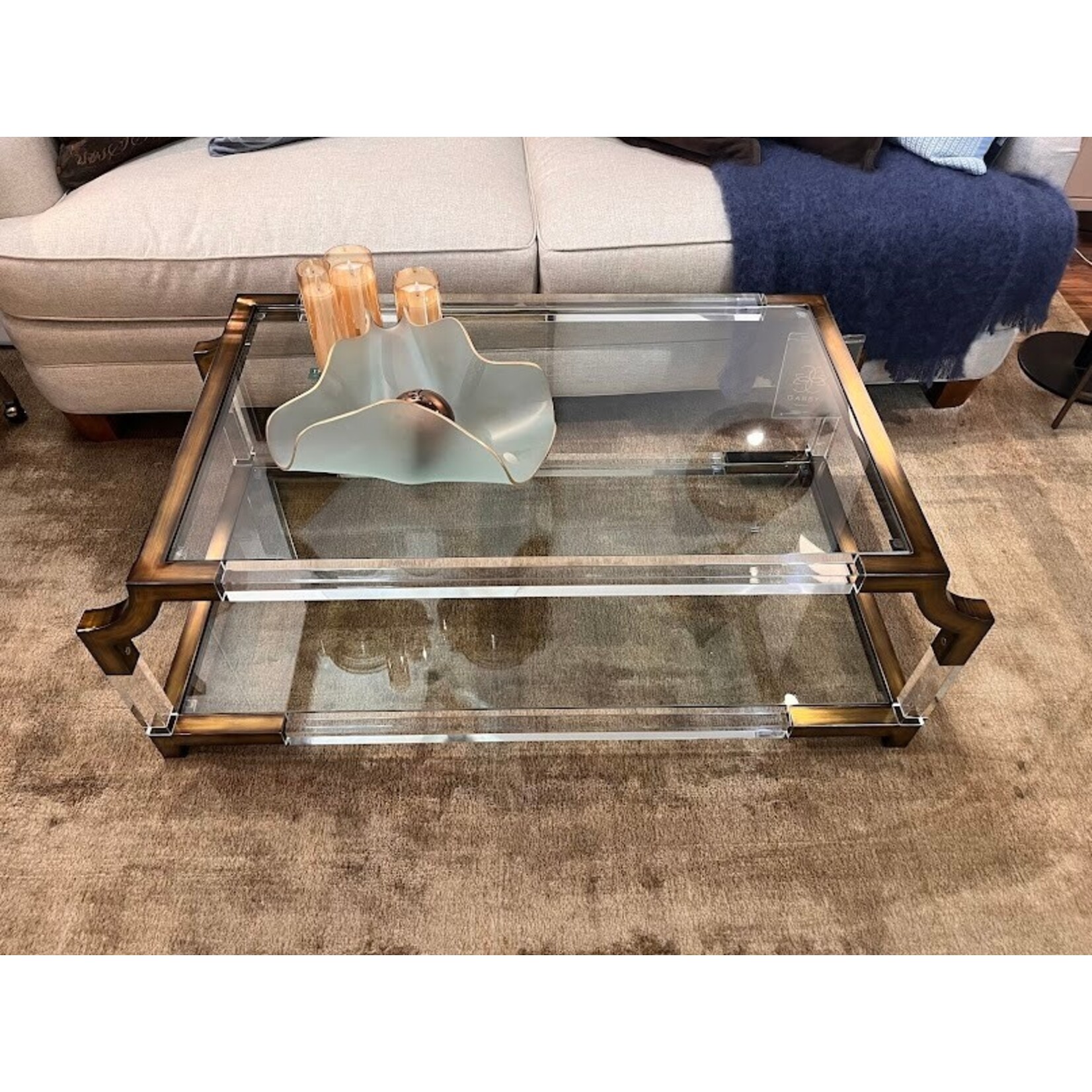 Gabby Kensley Coffee Table Mountain Brass
