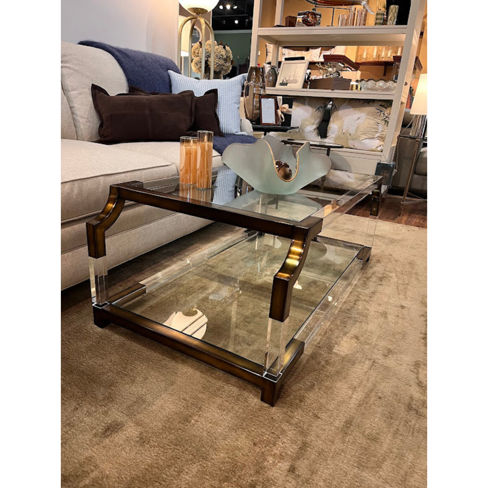 Gabby Kensley Coffee Table Mountain Brass