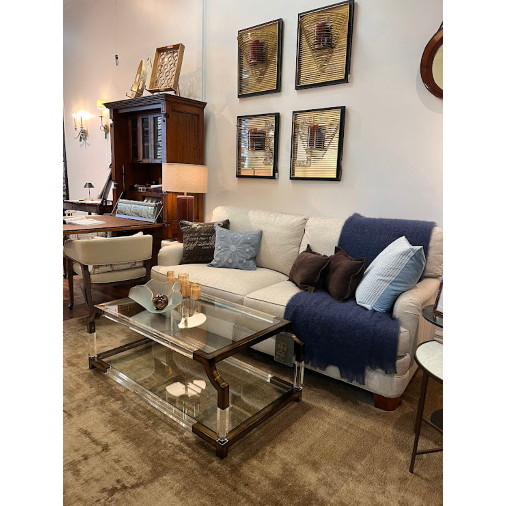 Gabby Kensley Coffee Table Mountain Brass