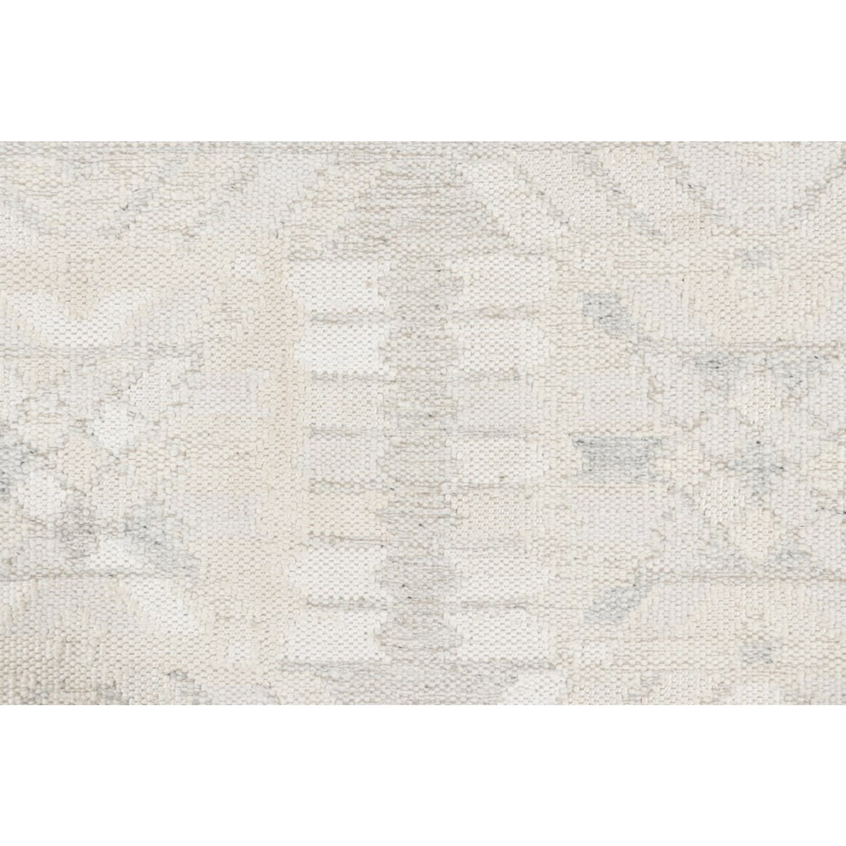 Rug & Kilim Scandinavian Rug with Cream Beige Geometric Pattern 9'x12'3"