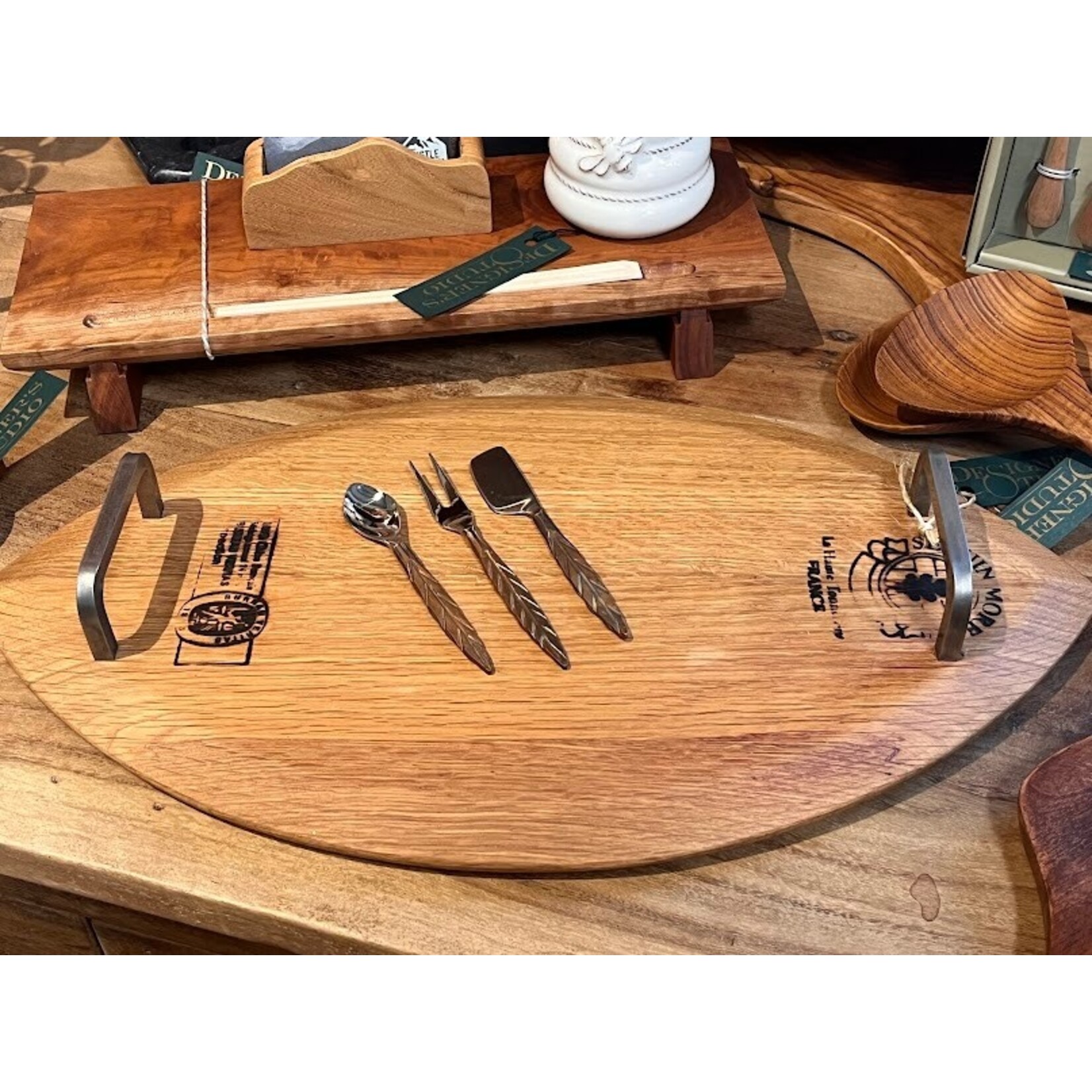 Roost Leaf Cocktail Set Spoon Fork Knife