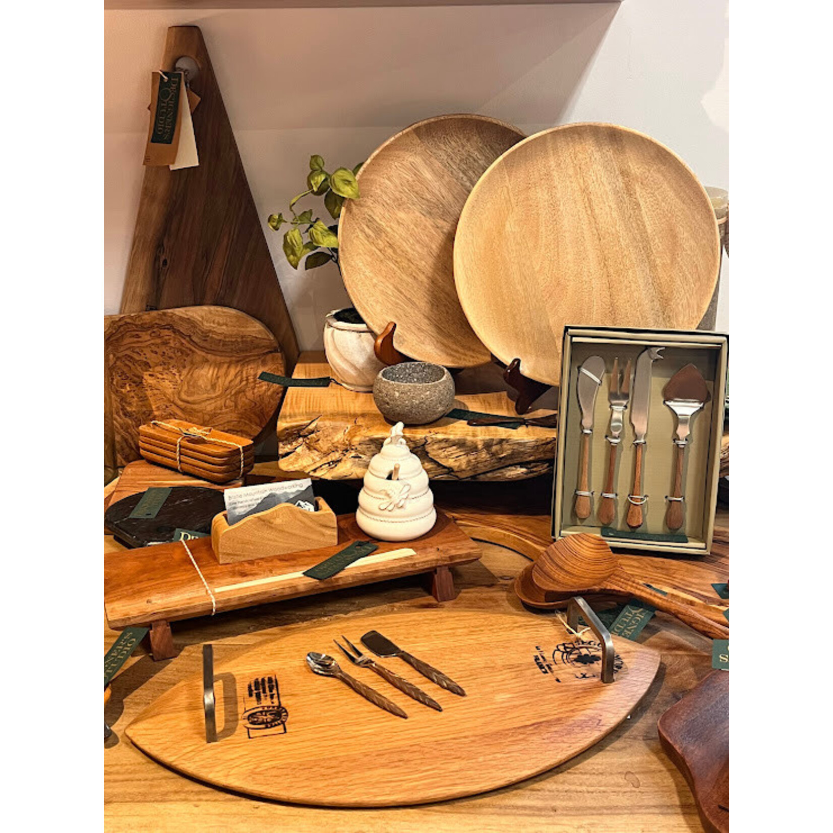 Roost Leaf Cocktail Set Spoon Fork Knife