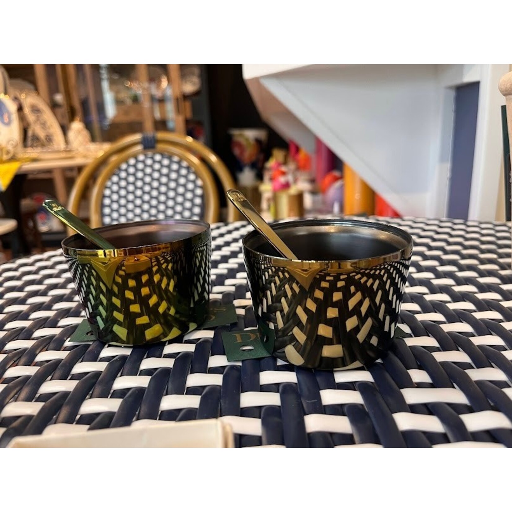 Eastern Accent Int Matcha Ice Cream Holder with Spoon