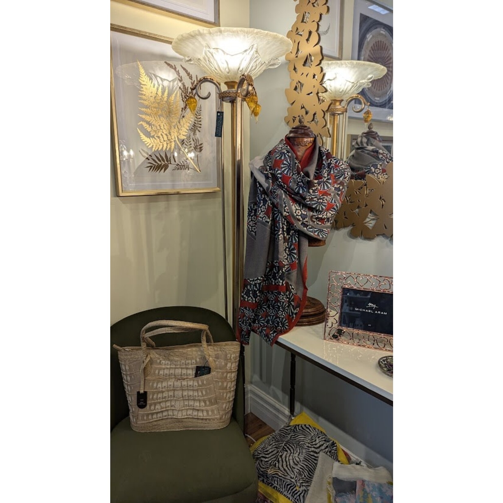 David Michael Torchiere Floor Lamp