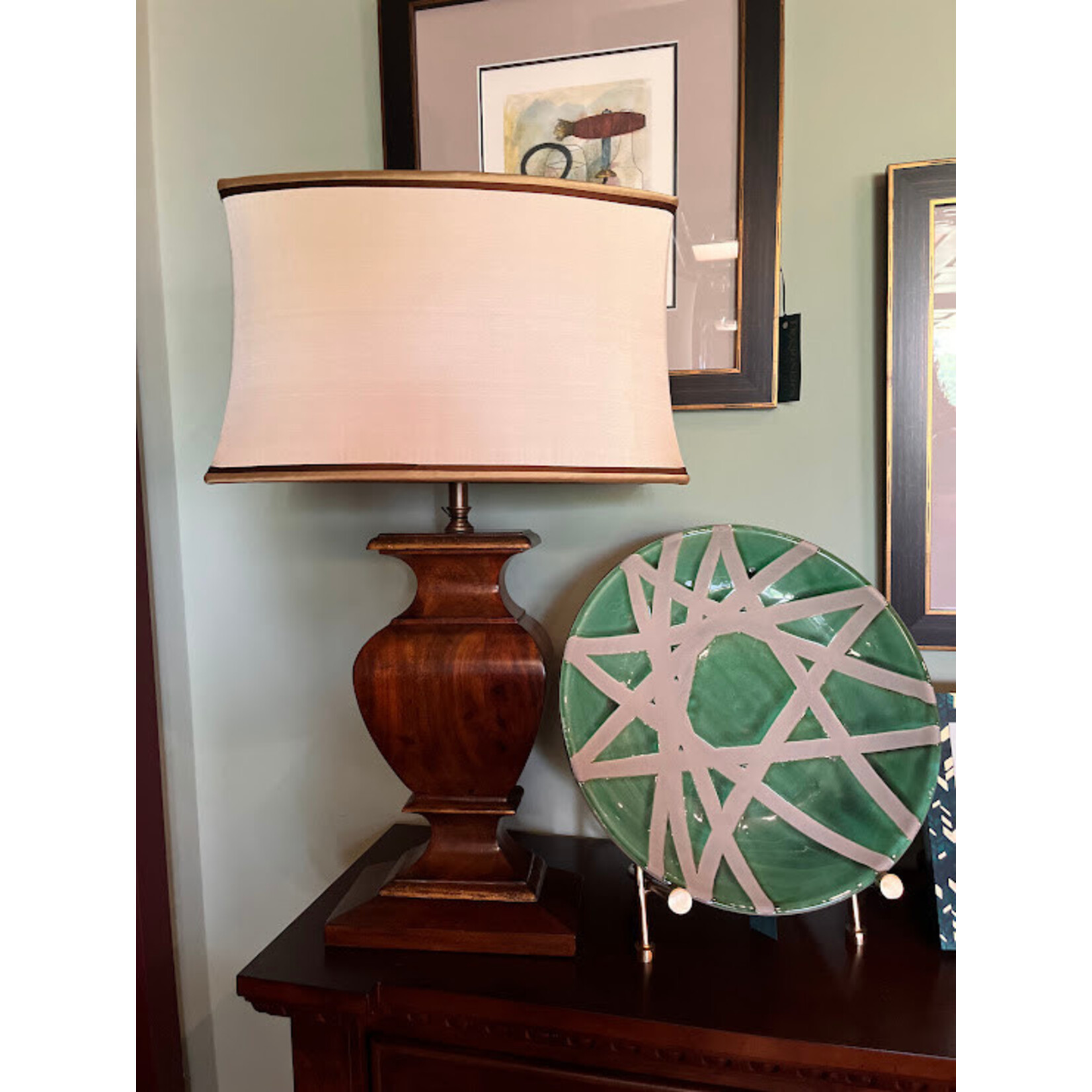 Theodore Alexander Wooden Table Lamp