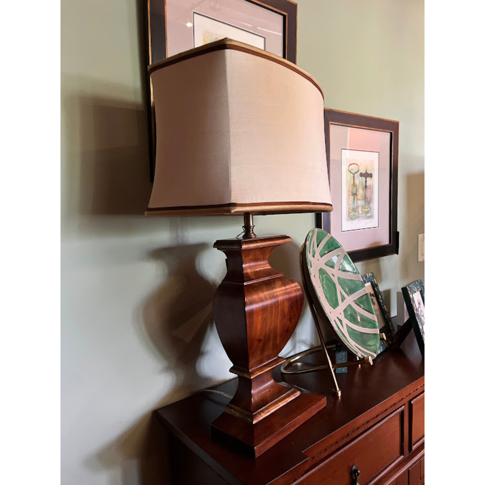 Theodore Alexander Wooden Table Lamp
