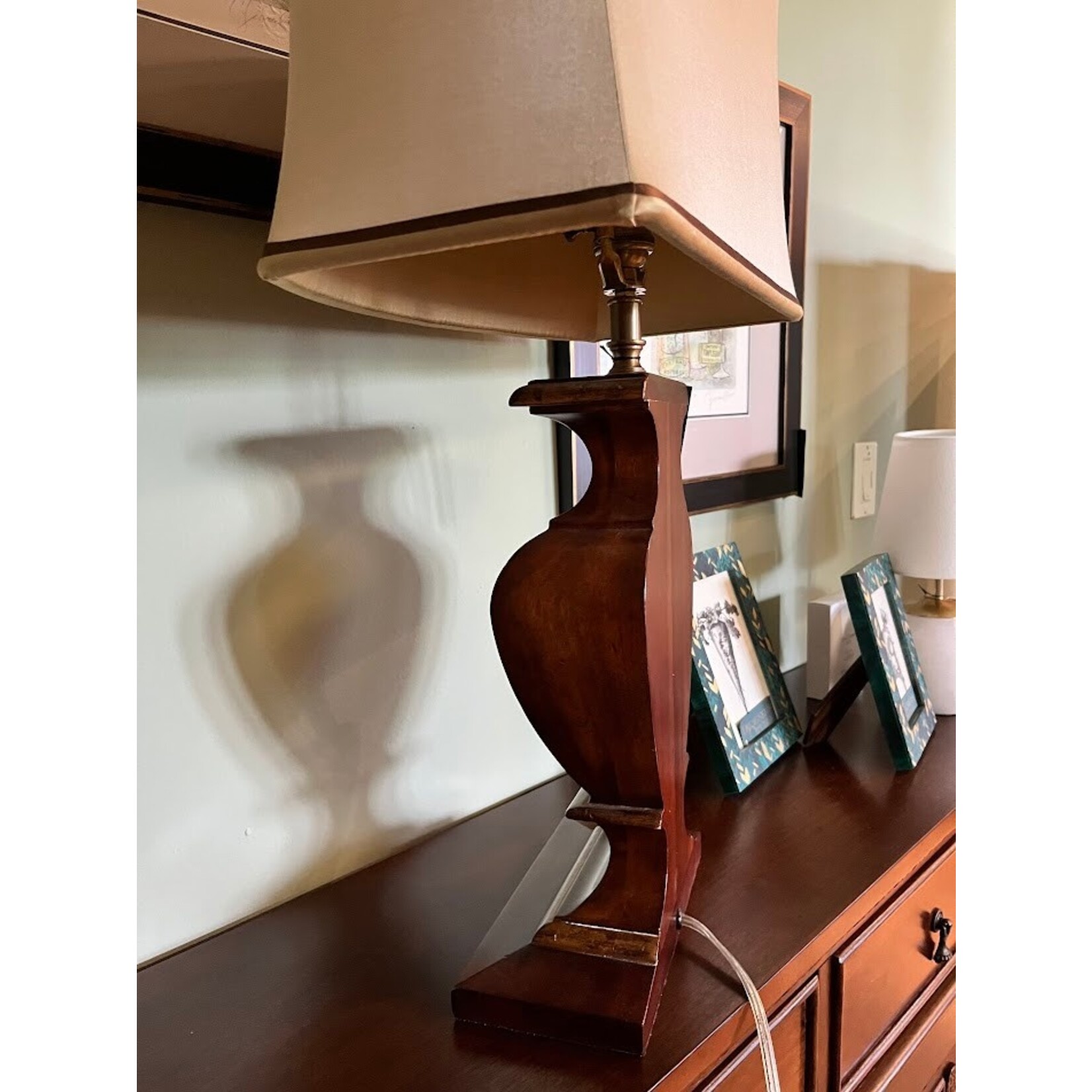 Theodore Alexander Wooden Table Lamp