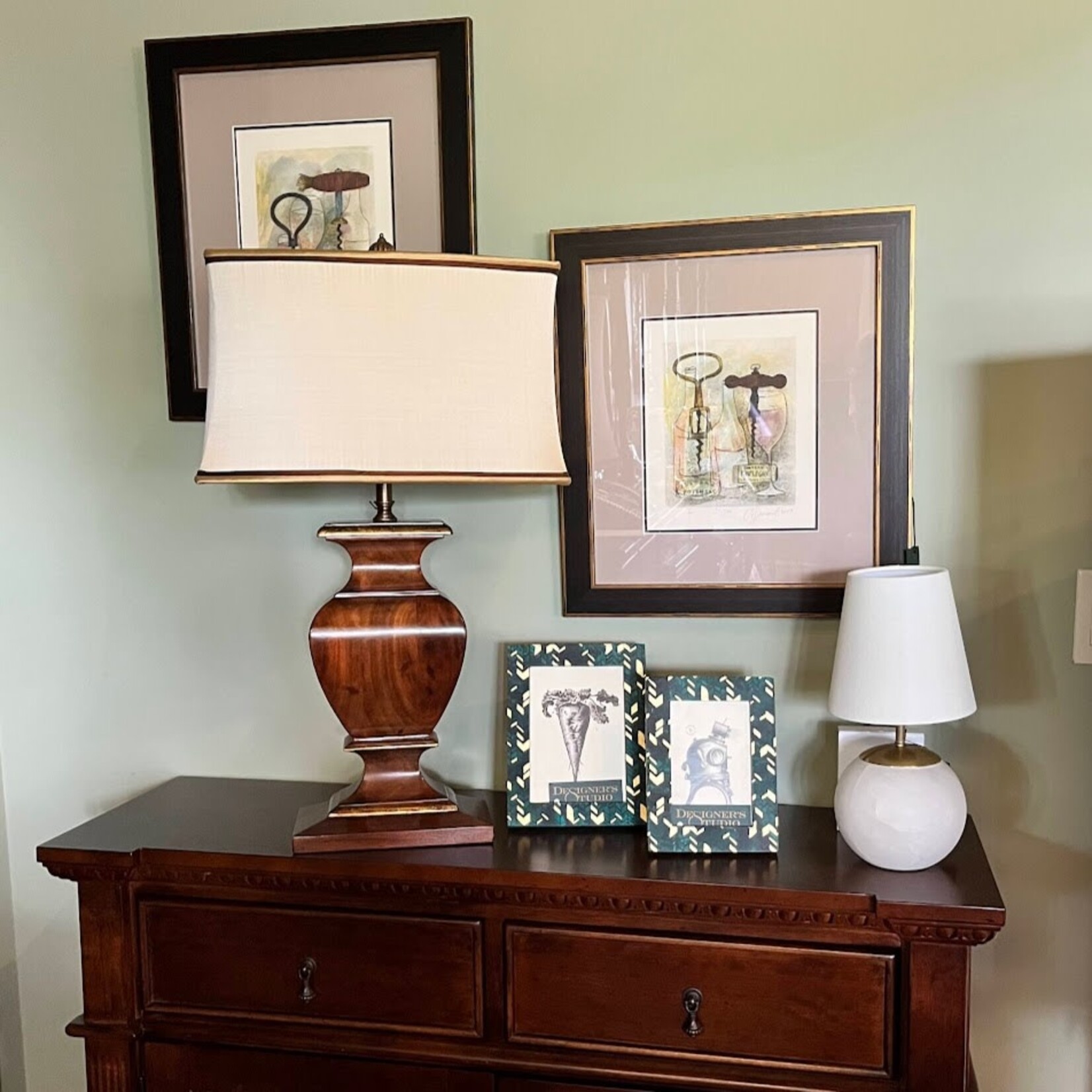 Theodore Alexander Wooden Table Lamp