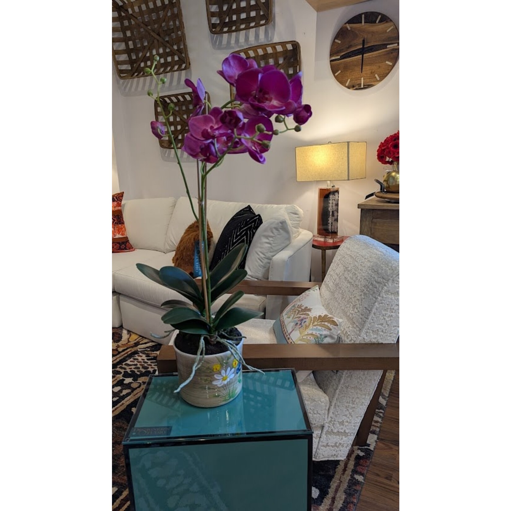Napa Home and Garden Phalaenopsis x 2 Drop-In 29"