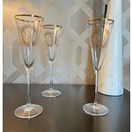Zodax Celebration Champagne Flute Glass